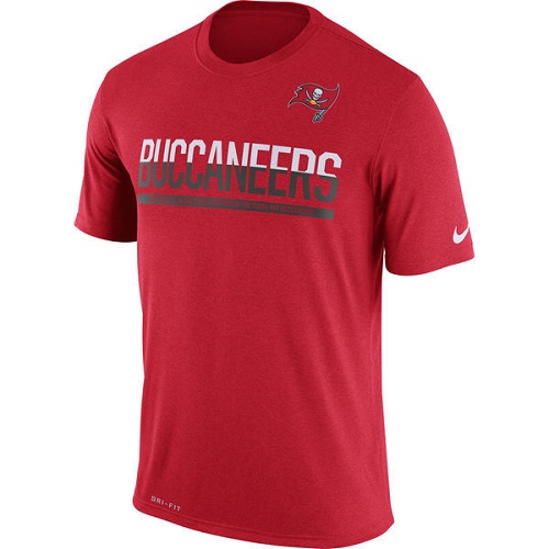 NFL Men's Tampa Bay Buccaneers Nike Red Team Practice Legend Performance T-Shirt